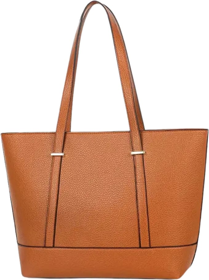 Nivard Handtas Dames - Schoudertas - School - Shopper - Schooltas - Werktas - Bruin