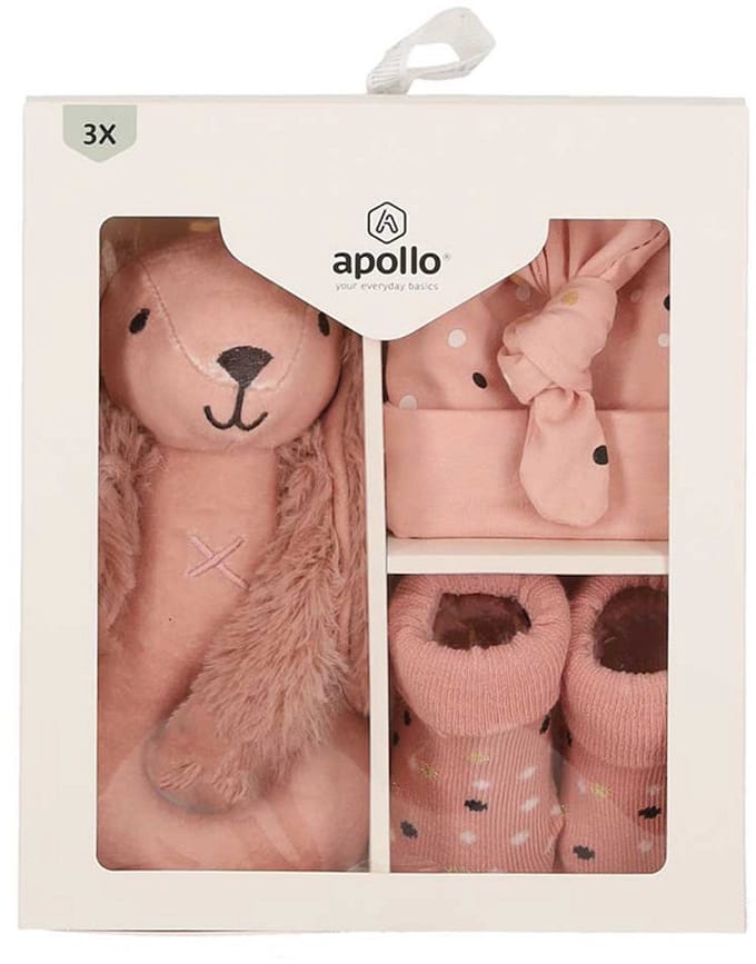 Apollo - 1-Pack - Baby Giftbox - Konijn Thema - Kraamcadeau - Heren / Dames - multi - one size - 160200009