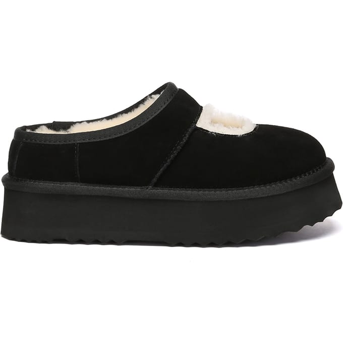 EVER AU Australië Vrouwen Pluizige Enkels Platform Slippers