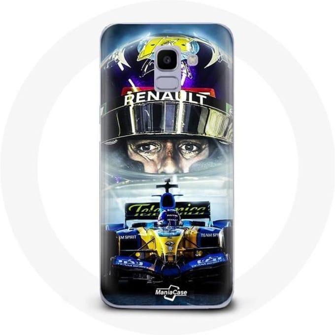 Coque - Samsung - Galaxy A6 2018 - Formule 1 - Fernando Alonso - Souple - Protection