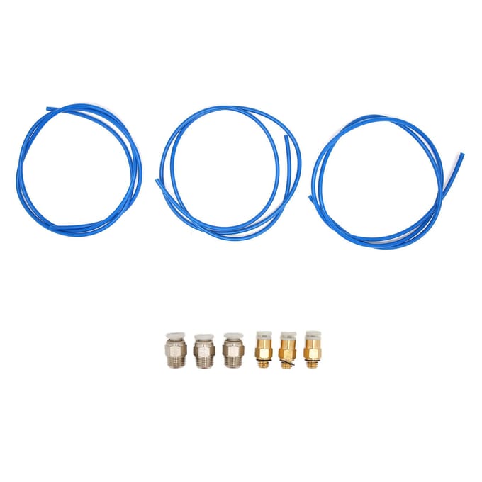 3 Stuks PTFE Buis Hoge Compatibiliteit Eenvoudig Handig Bowden Buis Kit voor 1,75 mm Filament blue