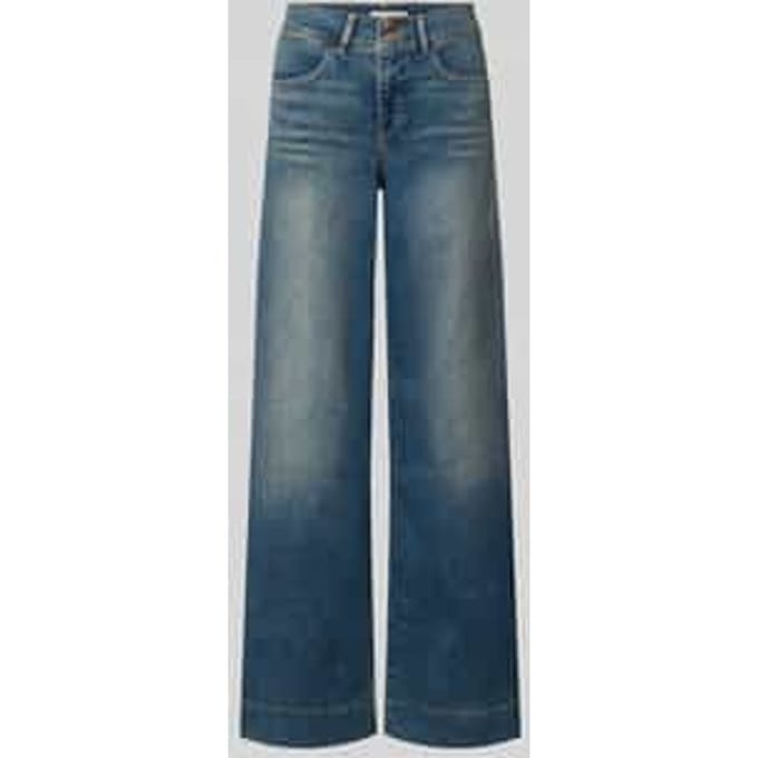 Wide & loose fit jeans van katoenmix model '318'