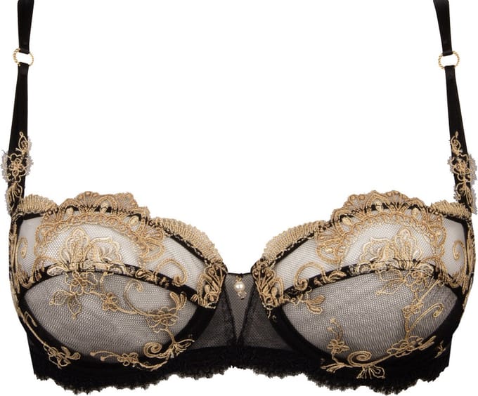 Lise Charmel - Balconette BH - Deesse en Glam - Zwart/Goud - EU 85C / FR 100C