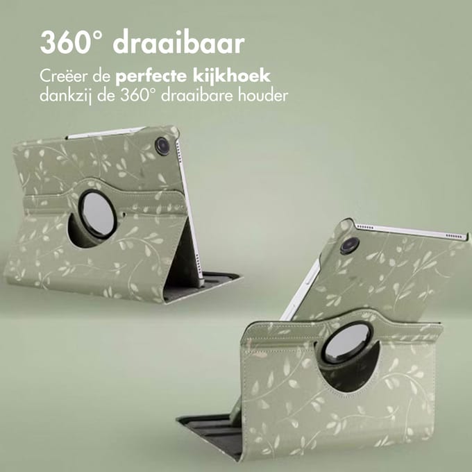 imoshion Tablet Hoes - Geschikt voor Samsung Galaxy Tab A9 Plus - 360° Draaibare Design Bookcase 2.0
