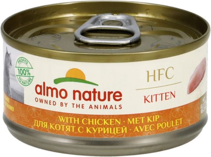 Almo nature cat kitten kip kattenvoer - 24x 70g