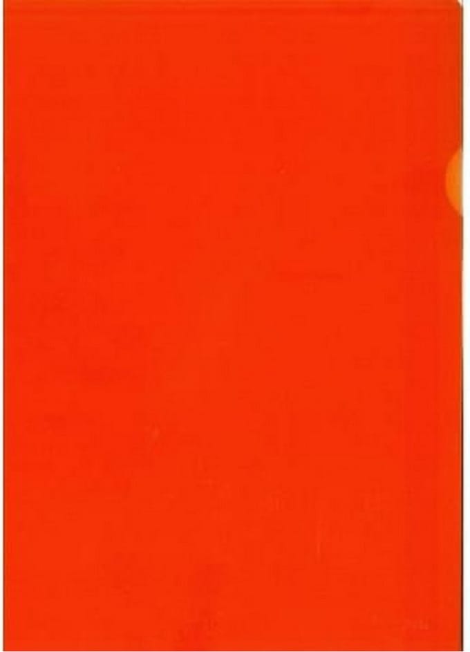 Niceday - plastieken L-mappen - oranje - 10 stuk