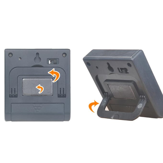 Digitale Mini Keukentimer Wekker Digitale Kooktimer Draagbare Magnetische Afteltimer voor gray