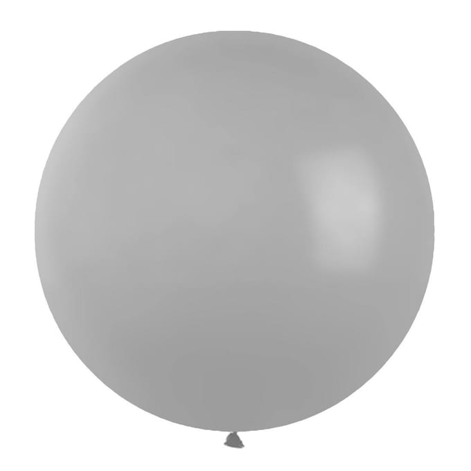 Zilveren Ballonnen (10 stuks / 90 CM)