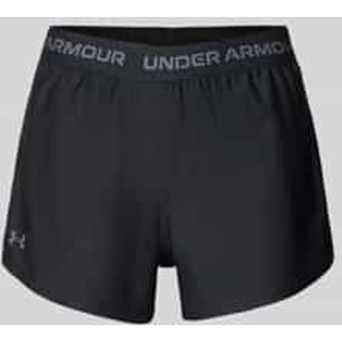 Under Armour Tech Play Up Short voor tennisballen Dames-zwart