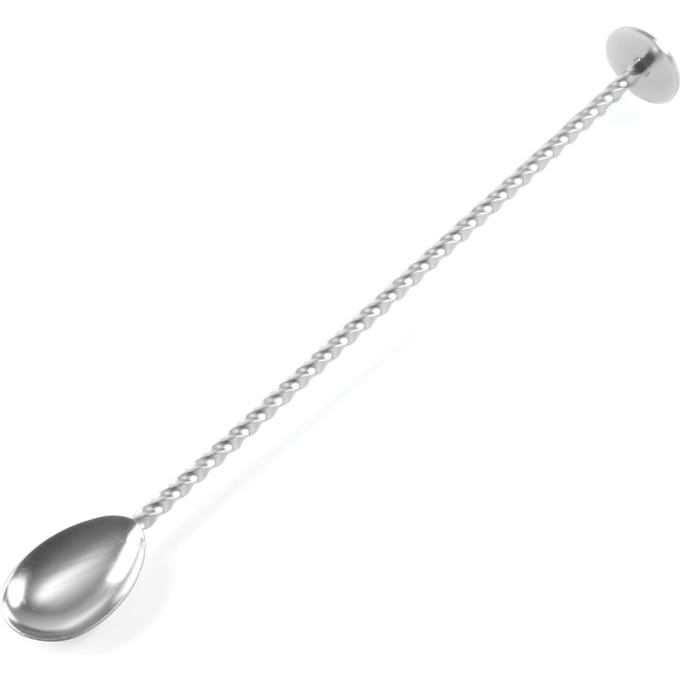 Cuillère à cocktail en acier inoxydable, longueur 266mm, Hendi 593097