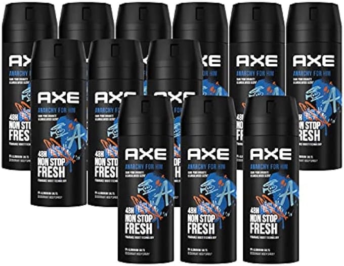 AXE Deodorant / Bodyspray Men Anarchy - JUMBOPAK - 12 x 150 ml