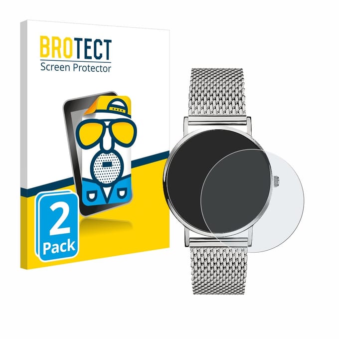 BROTECT - Screenprotector voor Liebeskind New Case Mesh (34 mm) - Folie Beschermfolie matte 2 Stuks