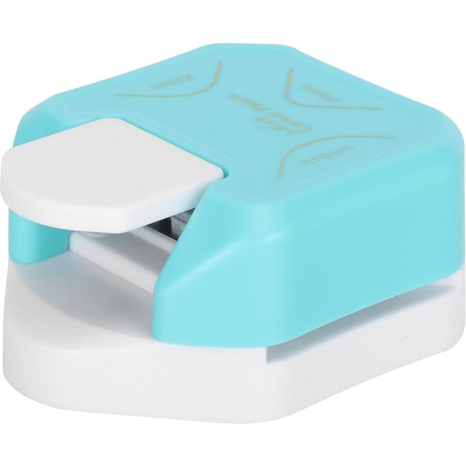 Hoekafronder Pons Draagbaar 3 In 1Mini Papierhoek Afsnijden Multi-Hoek Afrondingsapparaat white