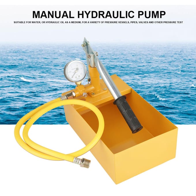 2.5Mpa 25KG Handmatige Hydraulische Waterdruktestpomp Pijpleiding Tester Gereedschap