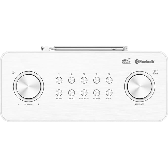 Kenwood CR-ST80DAB Compacte Stereo DAB+ Radio - Wit