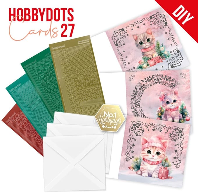 Dot and Do Cards 27 - Berries Beauties - Pink Christmas