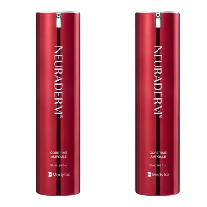 Ampoule Core Time Neuraderm Grande Taille 50ml Pack Duo Sérum Lifting Anti-Âge et Raffermissant brown
