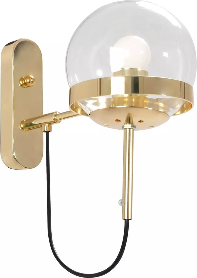 TooLight Elegante wandlamp - goud - 26 x 25 cm - E27 fitting