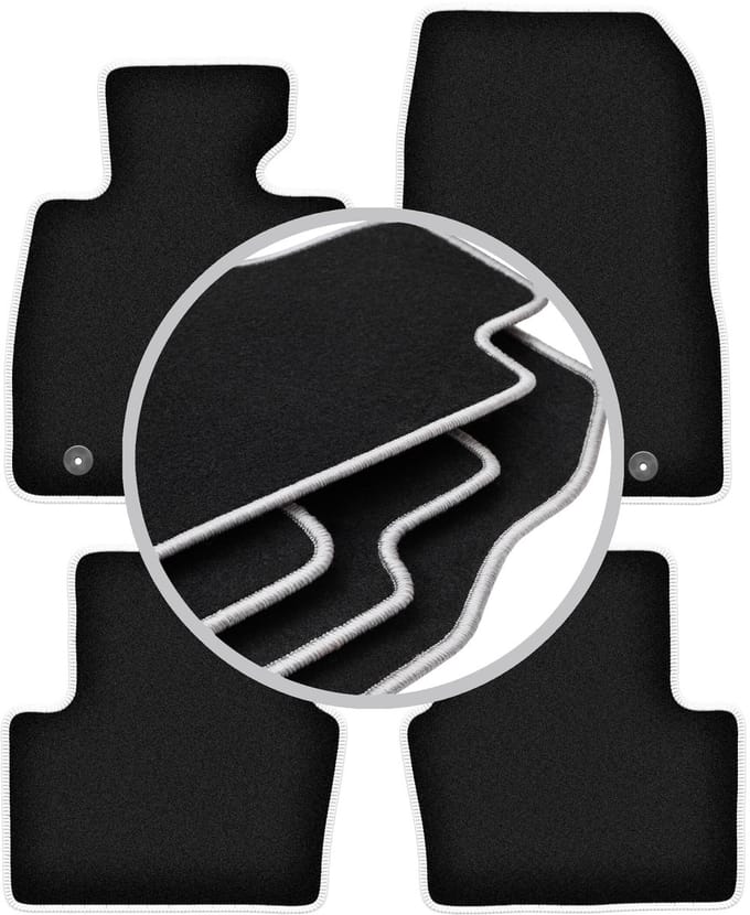 CARLUX-SILVER automatten voor: Mazda CX-3 crossover (2015-)