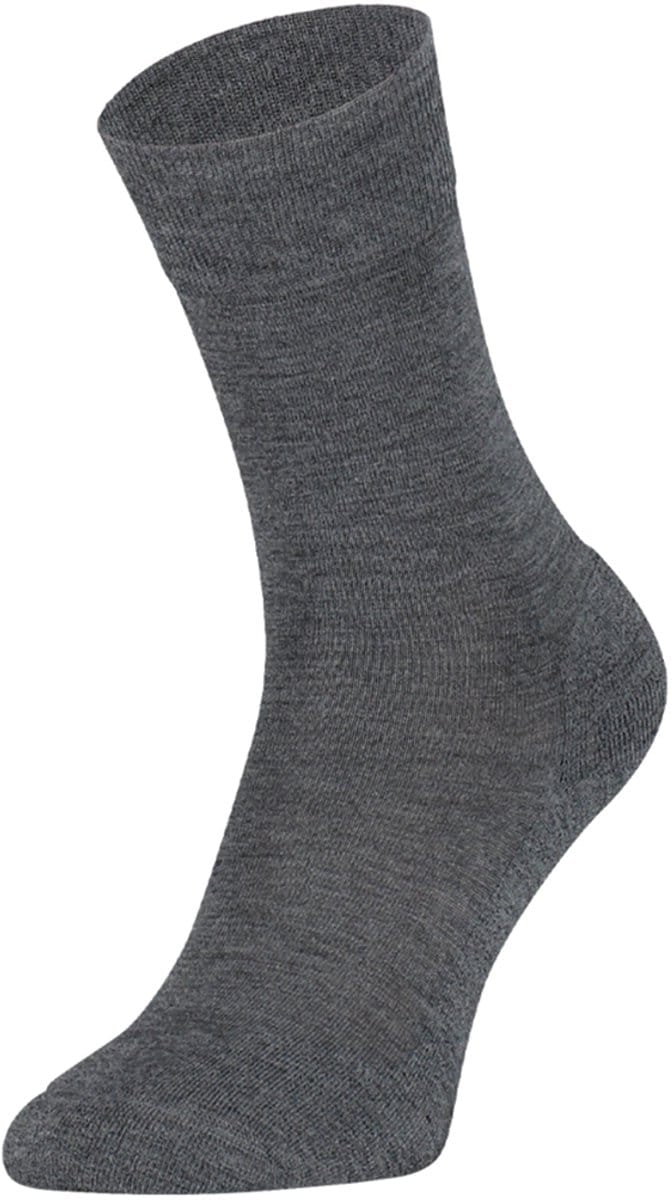 Soga - 2-Pack - Dunne Wollen Sokken - Jaarrond Draagbaar - Heren / Dames - grijs - 43-45 - S13