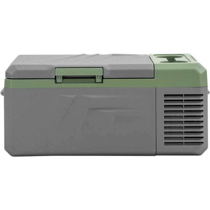 Steamy-E Single Zone Elektrische Compressor Koelbox - Single Zone - 16 liter - 12V en 230V - voor auto en camping - Grijs