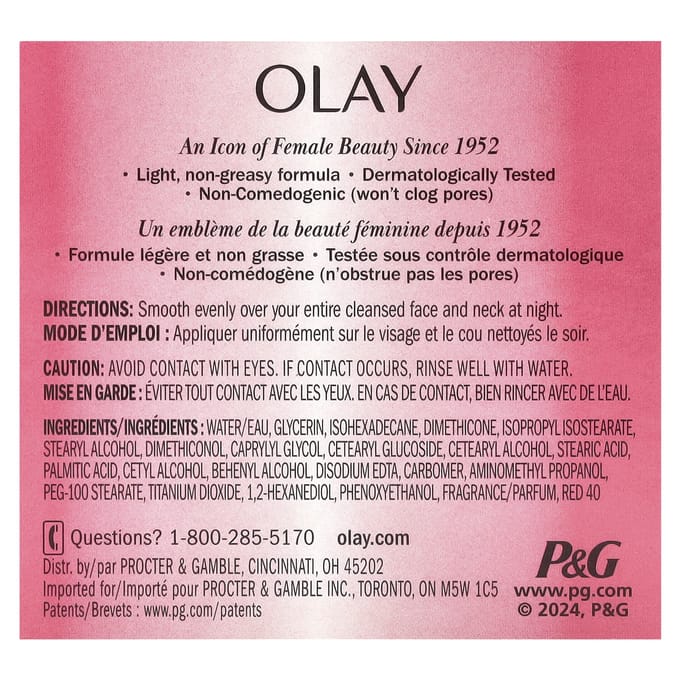 Night of Olay, Verstevigende Nachtcrème, 54 ml (56 ml) gray