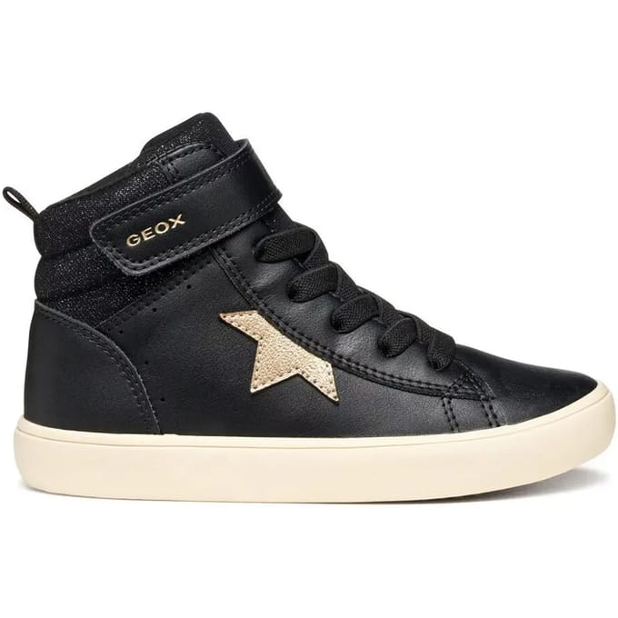 GEOX GISLI MEISJES Sneakers - ZWART/CHAMPAGNE