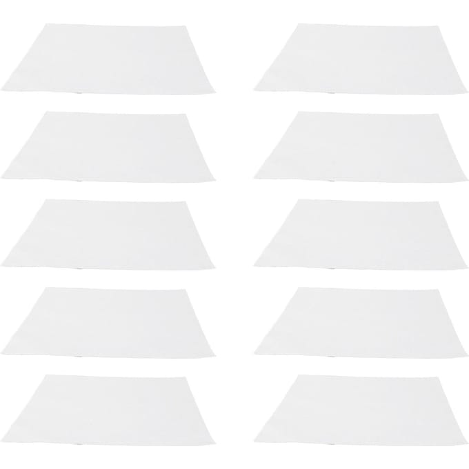 10 stuks 14 Count Borduurstof 12x12in DIY Wit Zacht Kruissteekstof Borduurstof white