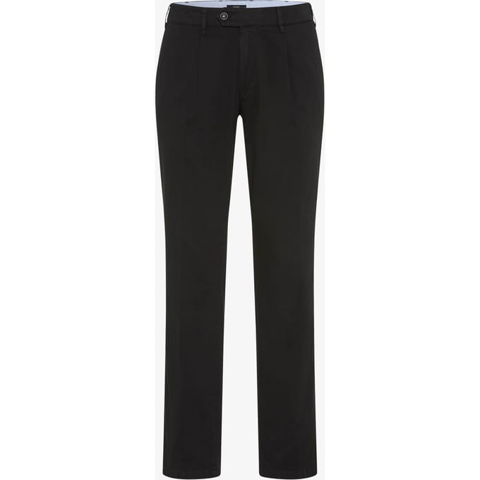Eurex Heren Broek  Style LUIS BLACK, perma zwart, maat 31U