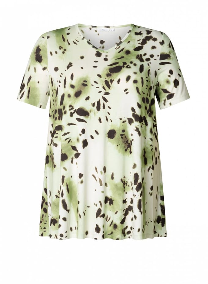 YEST CURVE Ankie Essential Tops - Natural/Multi Colour - maat X-0(44)