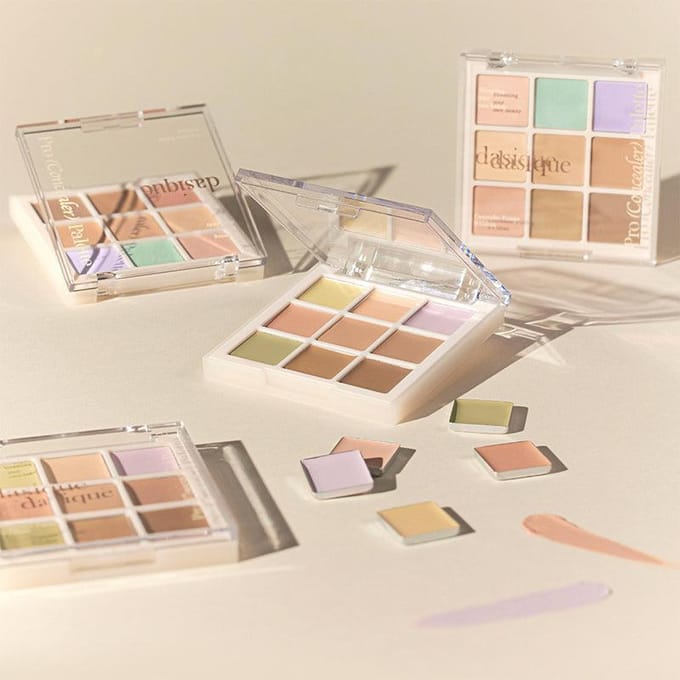 [dasique] Pro Concealer Palette 9g (2 Colors) 01 Cover white