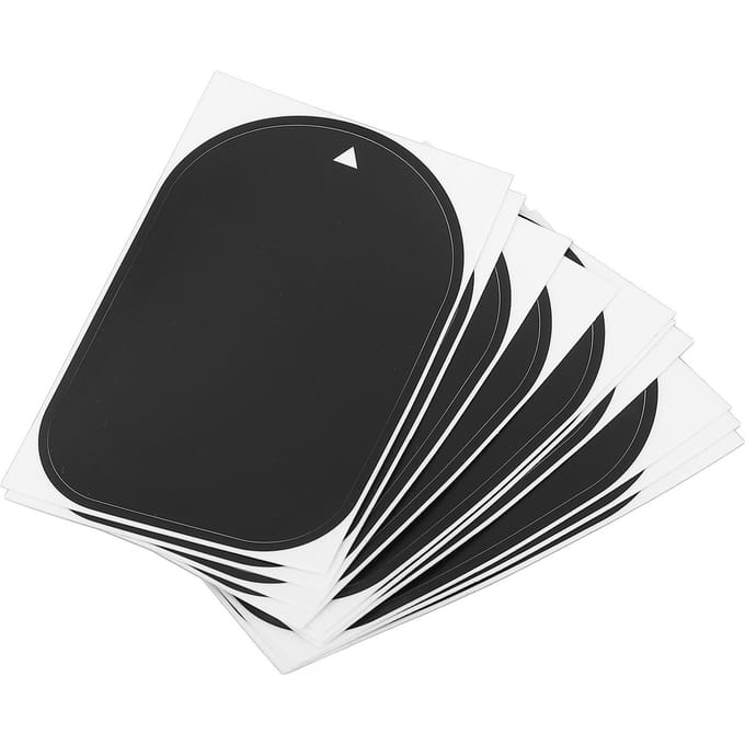 10 stuks Verzegelde Wielventieldeksel Sticker Waterdicht Eenvoudige Installatie Decoratieve Ventielvelg black
