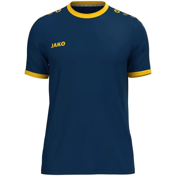 Jako One Shirt Korte Mouw Heren - Navy / Citroen | Maat: M