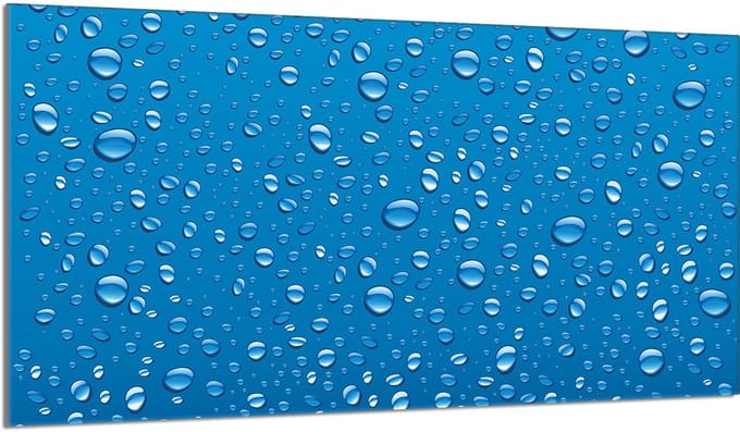 TMK ArtDeko - Snijplank - 90x52 cm - Glas - Krople