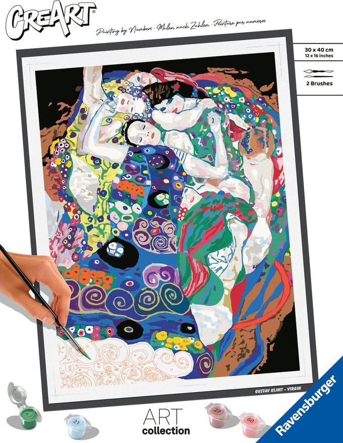 Ravensburger Virgin (Klimt) - Schilderen op nummer voor volwassenen