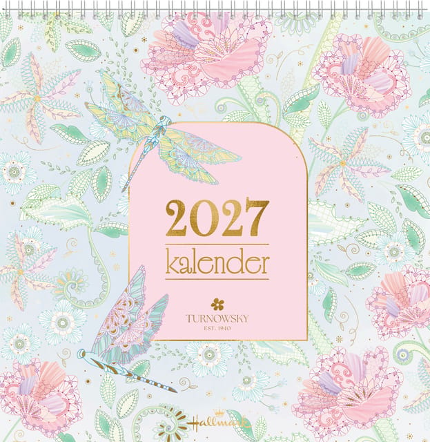 Maandkalender 2027 Turnowsky 290x290mm internationaal