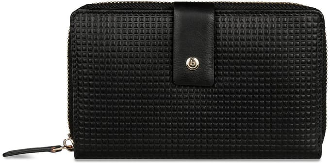 bugatti portemonnee Noemi Lady Zip Around Wallet Black zwart
