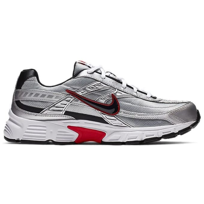 Nike Initiator Metallic Argent Rouge Homme Baskets Noir Blanc 394055-001 44 gray