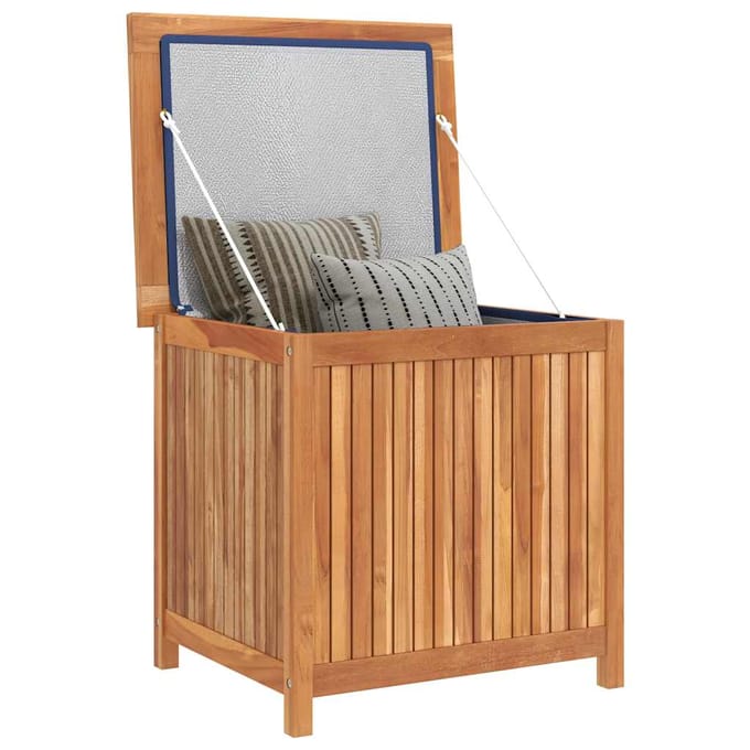 vidaXL - Opbergbox - 60x50x58 - cm - massief - teakhout