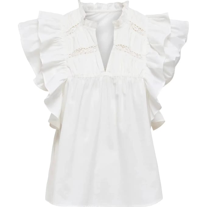Blouse Only Noos Top Sunny Life - Cloud Dancer
