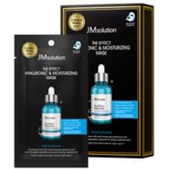 JMsolution The Effect Masque Hyaluronique & Hydratant Peau Repulpée Éclat 24ml (10 feuilles)