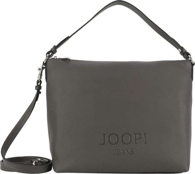 JOOP! Schoudertas Lettera 1.0 Dalia Hobo Bag Darkgrey Donkergrijs