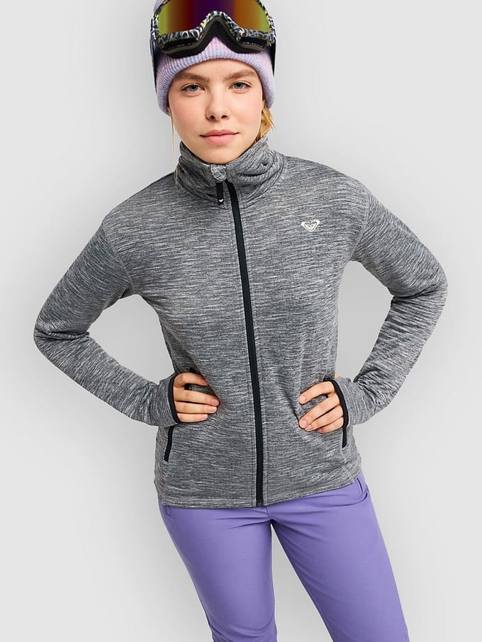 Roxy Snowstride Full Half-Zip Sweater zwart