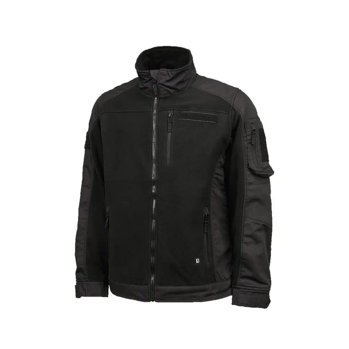 Brandit Functional Zwart Fleece Jas Heren