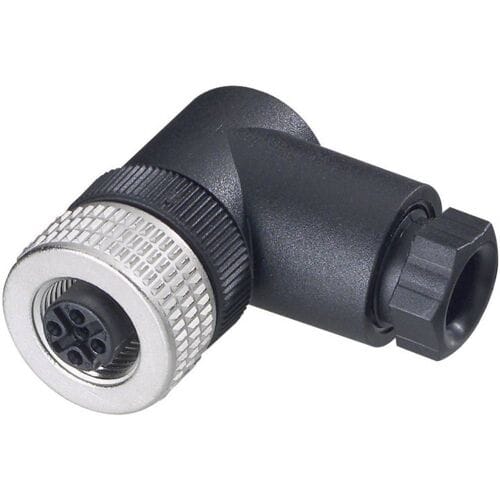 Hirschmann 933 174-100-1 Sensor/actuator connector, niet geassembleerd M12 Aantal polen (sensoren): 4 Bus, haaks 1 stuk(s)