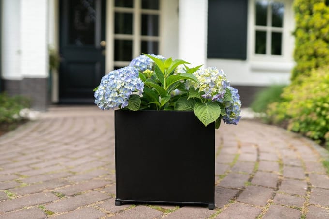 Pot Sten matzwart | Ø35 x H33 cm