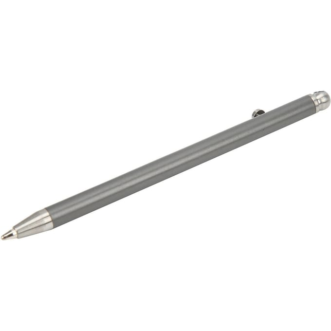 Mini Stylo Titane Pur EDC Portable Porte-clés Stylo Signer Stylo à Bille Instrument d'Écriture gris
