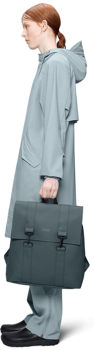 Rains MSN Bag W3 Unisex Rugtas - Dark Grey - PU - One Size