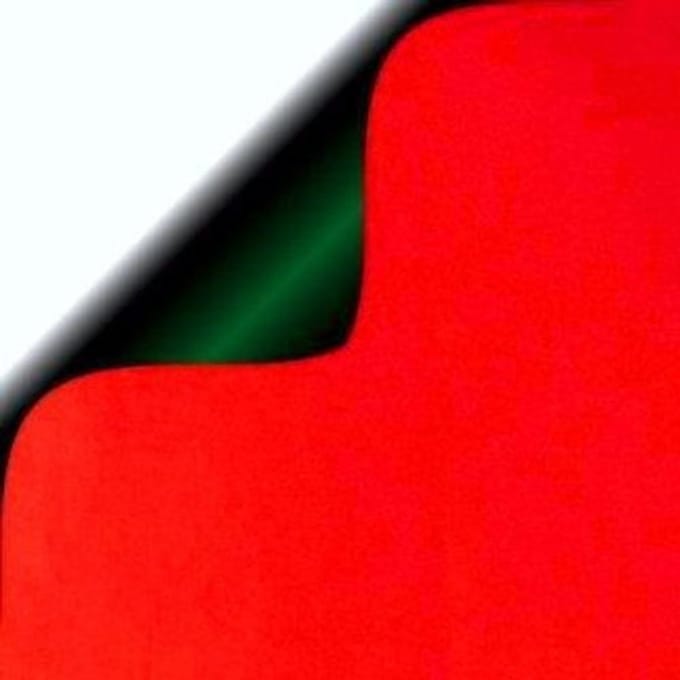 Matglanzend Rood en Groen Inpakpapier – 50 cm × 200 m – 80 g/m² glanze