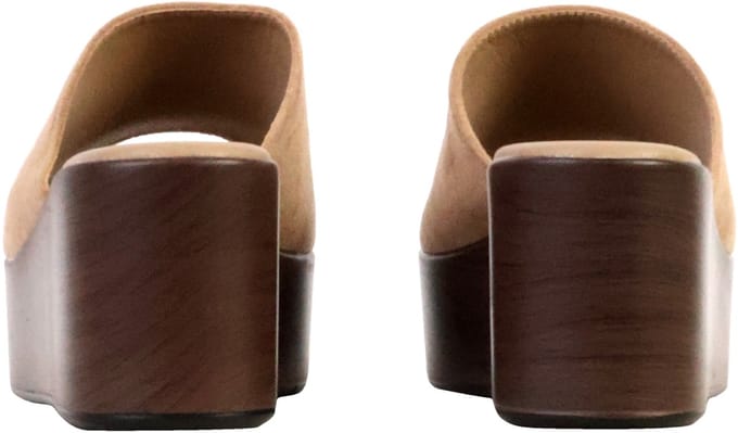 LBS-sandalen met sleehak om aan te trekken